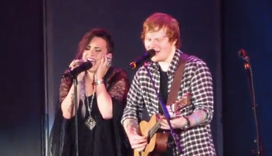 WATCH: Ed Sheeran And Demi Lovato Team Up For ‘Give Me Love’ Duet