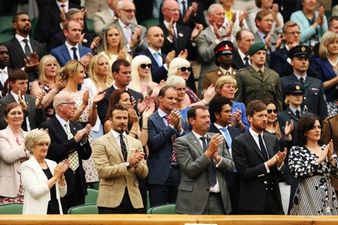 PICTURES: David Beckham Was Looking Well At Wimbledon Today