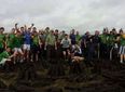 Actual Legends – GAA Team Stop Off to Give Helping Hand to Farmer Turning Turf in Galway