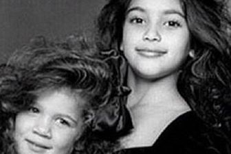 Kim Kardashian Shares Sweet Childhood Snap To Mark Khloe’s Birthday