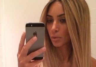 Kim Kardashian West Goes Back To Striking Blonde Look…