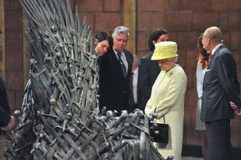 PICTURE – The Iron Throne Received A Visit From A Very Different Type Of Monarch Today
