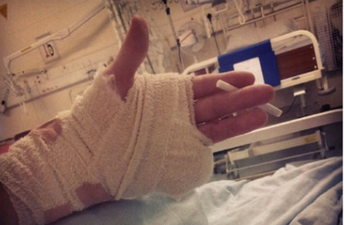 ‘Rave F*cked Me Up #rumnbass Want Ma Finger Back’ – Teen Posts Snap of Hand After He Severs Finger At Rave