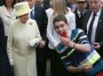 Absolute Chancer! This Kid Was Taking A Selfie With The Queen No Matter What