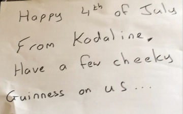 “Have A Few Cheeky Guinness On Us” – U2 And Kodaline Send 4th Of July Gifts To Kings Of Leon