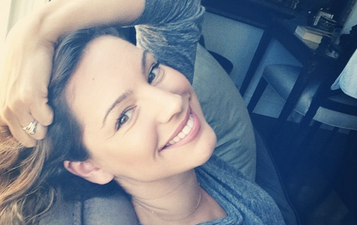 WATCH: Kelly Brook Recreates Blurred Lines Video By A Pool Side