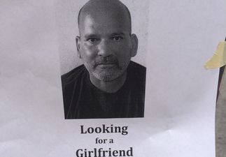 PICTURE: This Man Really, Really Wants a Girlfriend