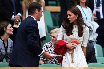 PICTURE: Kate Middleton Looks Lovely At Wimbledon Today