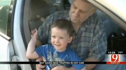 VIDEO – 3-Year-Old Boy Rescues Elderly Man Trapped In His Own Car
