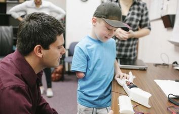 Students Use 3D Printer To Make Limb For Boy Born Without His Right Arm