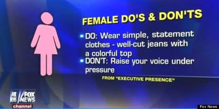 “Don’t Raise Your Voice” Fox News Offers Some Sexist Career Advice For Women
