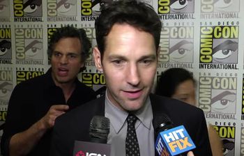 VIDEO – Mark Ruffalo Spots Paul Rudd At Comic Con, Completely Freaks Out
