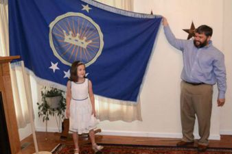 Daddy’s Little Princess – Father Claims Piece Of African Desert To Keep His Promise Of Making Daughter a Real Princess