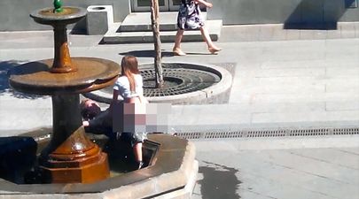 UPDATE: Couple Caught Having Sex On Fountain In Broad Daylight Receive €21 Fine