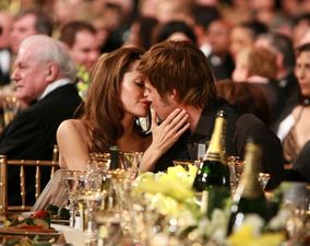 Brad and Angelina Pictured Wearing Wedding Rings after their Secret French Ceremony