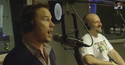 WATCH: Chris Pratt Gives Eminem A Run For His Money During Guardians Of The Galaxy Film Promo