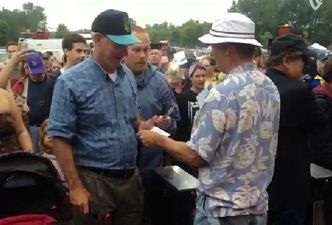 Bill Murray Checks Tickets At A Baseball Game, Continues To Prove He’s A Legend
