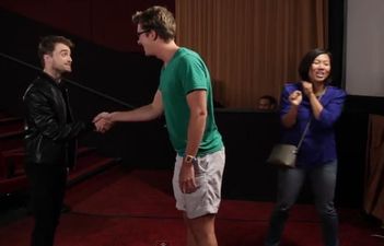 VIDEO – Daniel Radcliffe Surprises Fans After Screening Of His Film, Proves He Is Absolutely Adorable