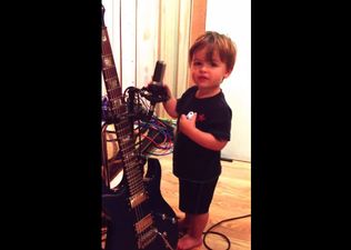 VIDEO: Rock On! This Toddler Recites The Alphabet Like A Heavy Metal Singer