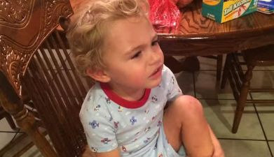 “I Can’t Live Like This” This Two-Year-Old Really Did Not Want To Remove A Band Aid