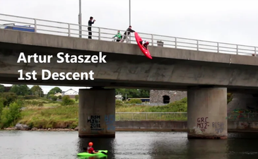 WATCH: Nothing To See Here, Just Galway Kayakers Dropping From A 40 Ft Bridge