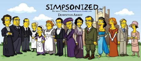 PICS: Ever Wondered What Downton Abbey or Back To The Future Would Look Like As The Simpsons Cast?