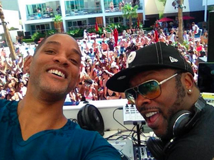 WATCH: Will Smith Take His Top Off And Dance To “Jump On It” At A Pool Party In Vegas