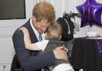 VIDEO: Prince Harry Gets a Very Special Hug from a Brave Little Boy