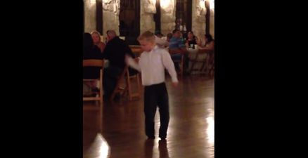 VIDEO: Little Boy Shows Off Impressive Dance Moves At Wedding Party