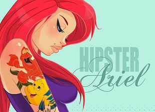In Pictures: Disney Princesses Given A Hipster Overhaul