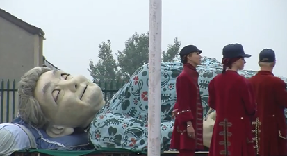 VIDEO: Mesmerising Display As 25ft Granny Takes To The Streets Of Limerick
