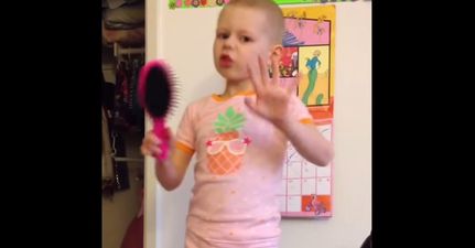VIDEO: Five-Year-Old Cancer Patient Records Message To Help Others