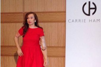 Quadruple Amputee Model Makes Fashion Week History
