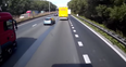 Video: The Dangers of Blindly Crossing Lanes on a Motorway