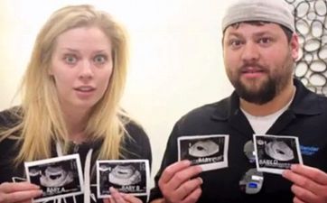 Watch Couple’s Delighted Reaction When They Find Out They’re Having Quadruplets