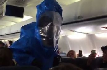 Plane Boarded By Men in Hazmat Suits After Man’s Ebola ‘Joke’