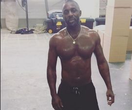 VIDEO: Shirtless Idris Elba Gets Sweaty in Training for New Film
