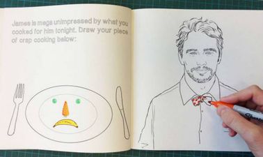 James Franco Fan? You Better Stick His Colouring Book On Your Christmas Wishlist