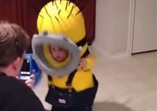 “I’m Okay!” This Video of a Toddler Dressed Up as a Minion Will Make Your Day