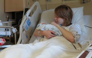 22-Yr Old Documents Giving Her Child Up For Adoption With Moving Pics