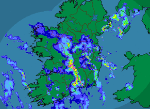 Country on Yellow Alert As Met Eireann Forecast Heavy Rain