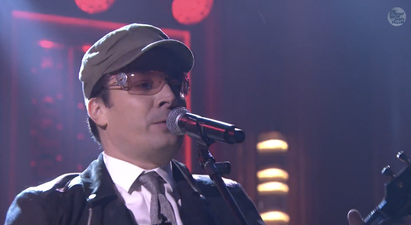 WATCH: Jimmy Fallon Channels His Inner Bono As The Roots Take On U2 Anthem ‘Desire’