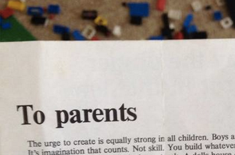 PICTURE: 1970s Letter From Lego To Parents Goes Viral For All The Right Reasons