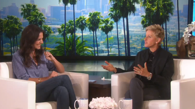 VIDEO: Katie Holmes Teaches Ellen How to Tap Dance