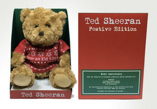 Ted Sheeran: Wondering Where You Can Get Your Hands On Ed’s New Teddy Bear? Right This Way…