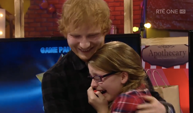 Ed Sheeran Surprising Little Aimee Stole Last Night’s Late Late Toy Show
