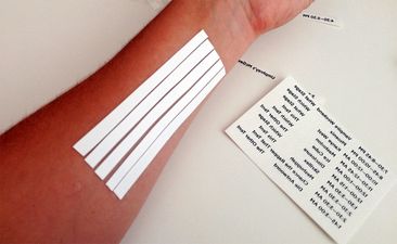 GENIUS! Festival Timetable Temporary Tattoos Are A Thing *Mind Blown*