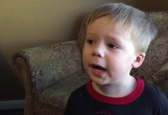 VIDEO: This Toddler Can’t Whistle… But His Attempt Is Very Cute!