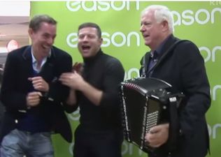 VIDEO: Just Dermot O’Leary, Brendan Shine and Ryan Tubridy Hanging Out Together