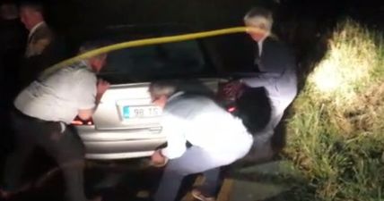 WATCH: Group Of Elderly Gents Go To Great Lengths To Ensure They Make It To Their GAA Function